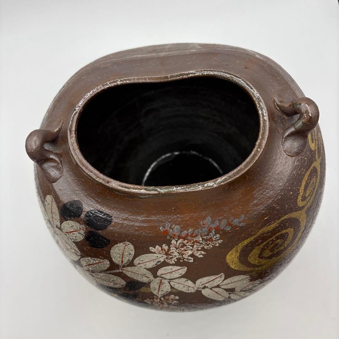 九谷焼　森左馬尉作　花瓶