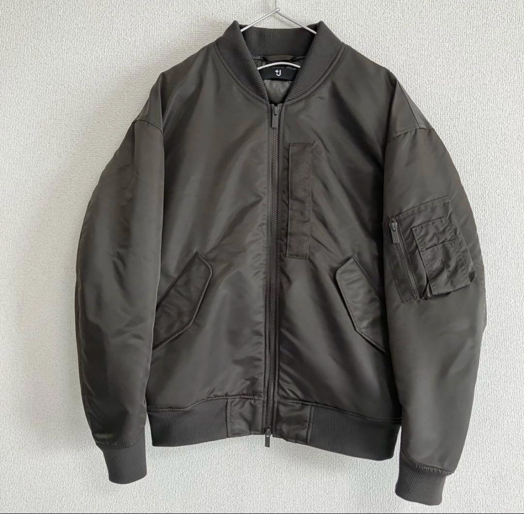UNIQLO +j ハイブリッドダウンオーバーサイズMA1 ブルゾン M カーキ