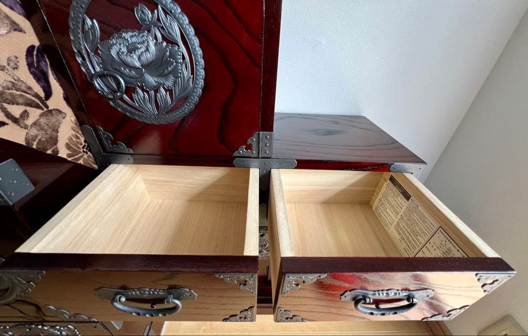 トモ美品　欅産業　仙台箪笥階段箪笥