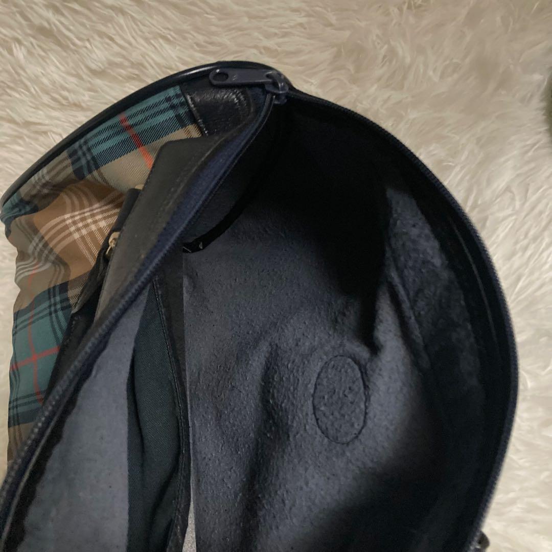 ☆B☆【希少色】BURBERRYミニボストンバッグ ノバチェックキャンバス