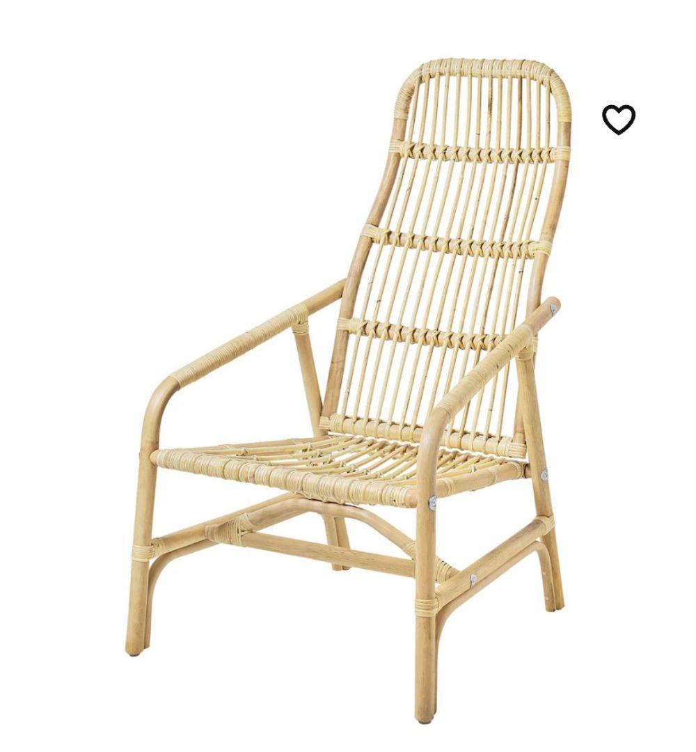 籐のリラックスチェア