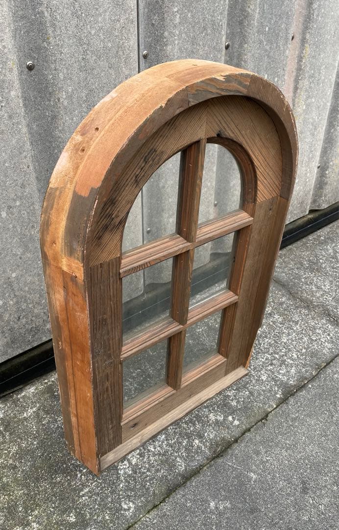アンティーク/フランス/古材/窓枠/窓/アーチ窓/店舗什器/②