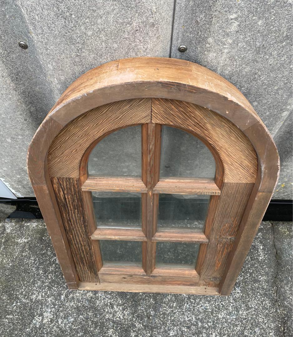 アンティーク/フランス/古材/窓枠/窓/アーチ窓/店舗什器/②