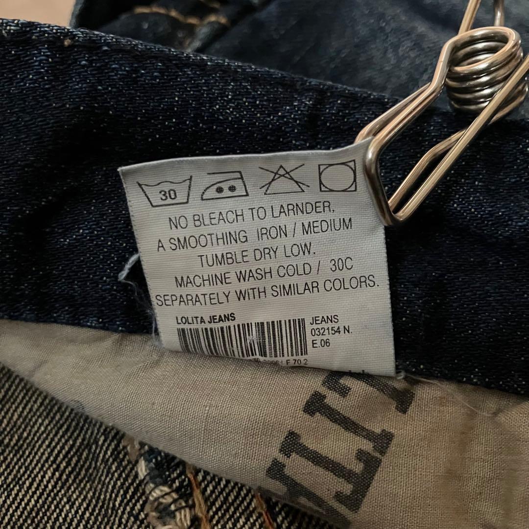 ロリータジーンズ LOLITA JEANS デニム 奈良美智さんコラボ XS