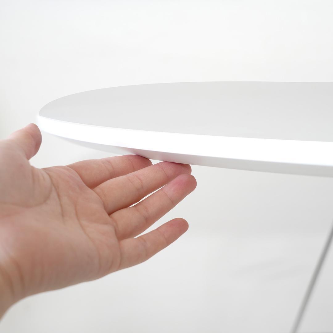 新品 100 丸テーブル 鏡面仕上げ ラウンドテーブル イームズ 新品送料込