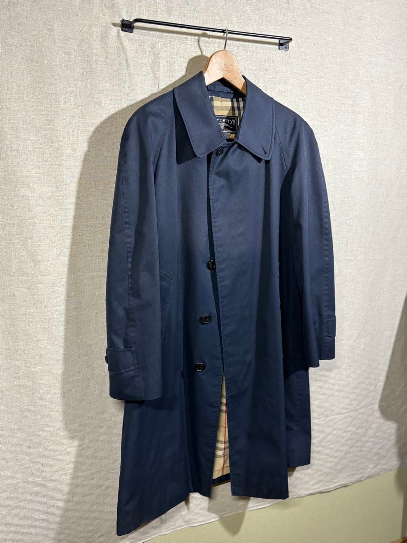 burberrys バーバリー　ネイビー　ステンカラーコート　sサイズ相当