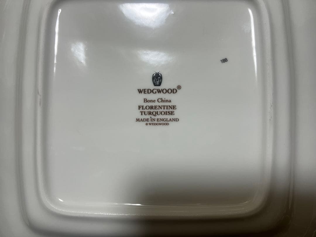  大皿　英国　アンティーク　ビンテージ　角皿　オードブル　高級