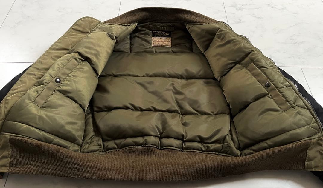 バズリクソンズ ウィリアムギブソン MA-1 フェザー　ワイパーインク RATS