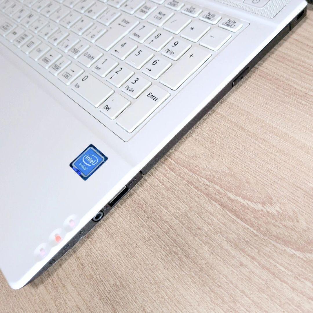 NEC✨白ノートパソコン✨事務作業や副業に✨Windows11／SSD／美品
