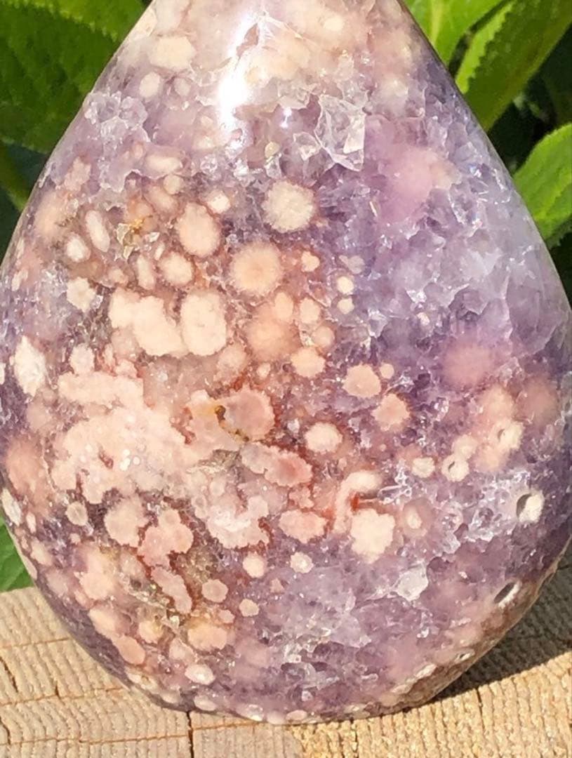 ❤️超希少　逸品❗️高品質　豪華な色 ピンクアメジスト　桜瑪瑙　375g 原石