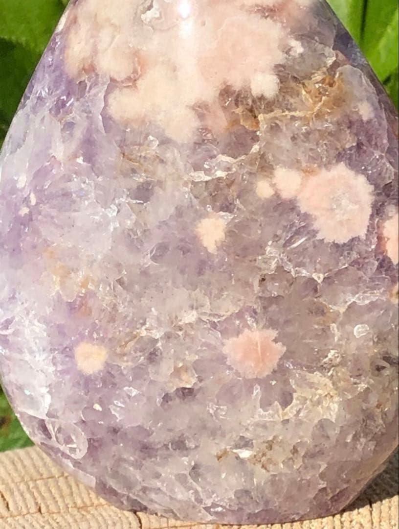 ❤️超希少　逸品❗️高品質　豪華な色 ピンクアメジスト　桜瑪瑙　375g 原石