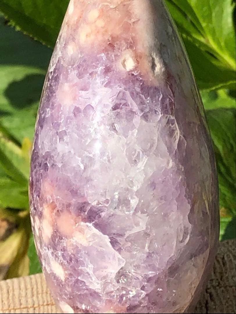 ❤️超希少　逸品❗️高品質　豪華な色 ピンクアメジスト　桜瑪瑙　375g 原石