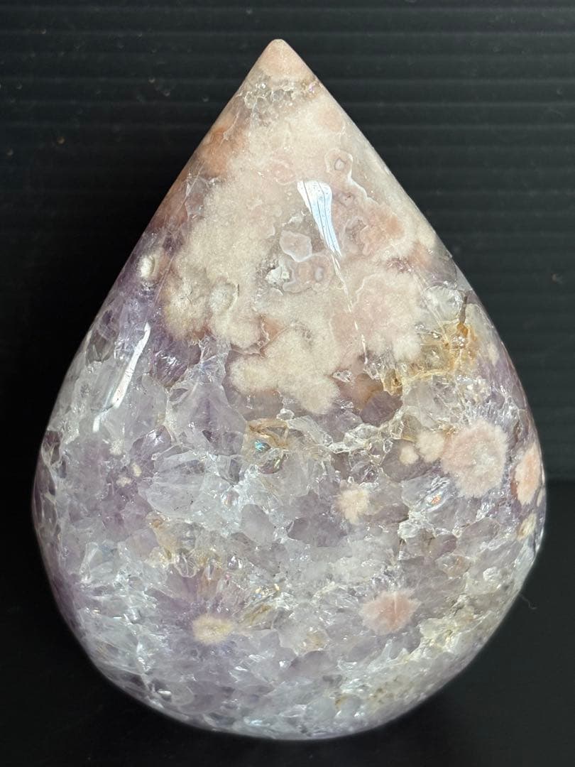 ❤️超希少　逸品❗️高品質　豪華な色 ピンクアメジスト　桜瑪瑙　375g 原石