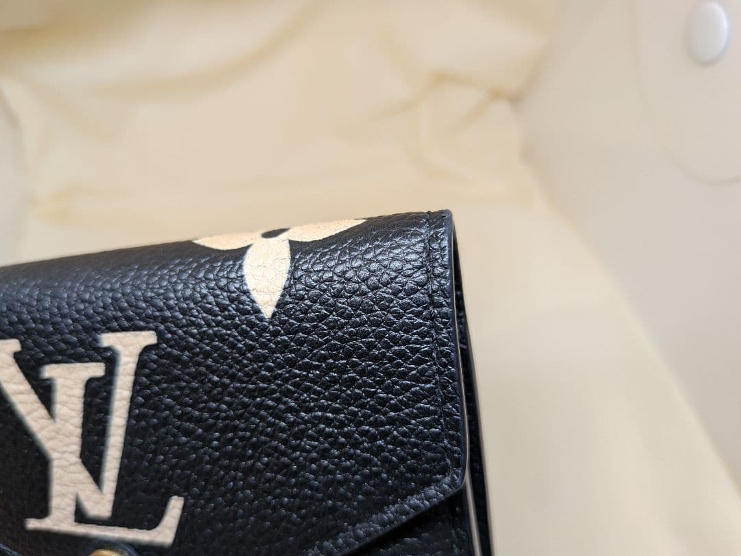 ルイヴィトン ポルトフォイユ ヴィクトリーヌ バイカラー アンプラント 財布