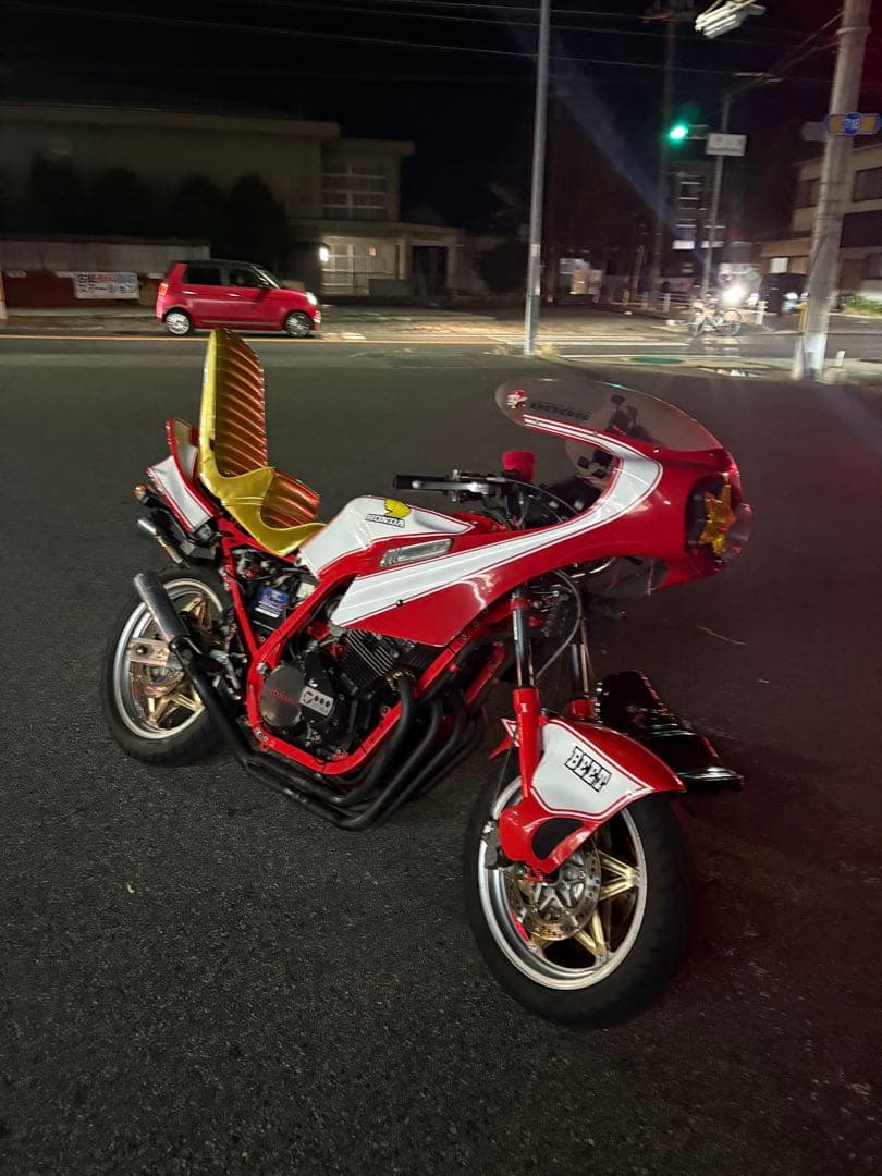 cbr400fラクダ3段大川シート