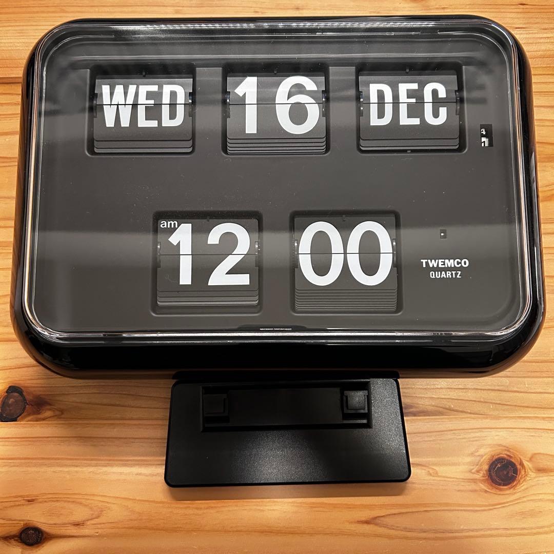 インテリア時計 TWEMCO QD-35 Black