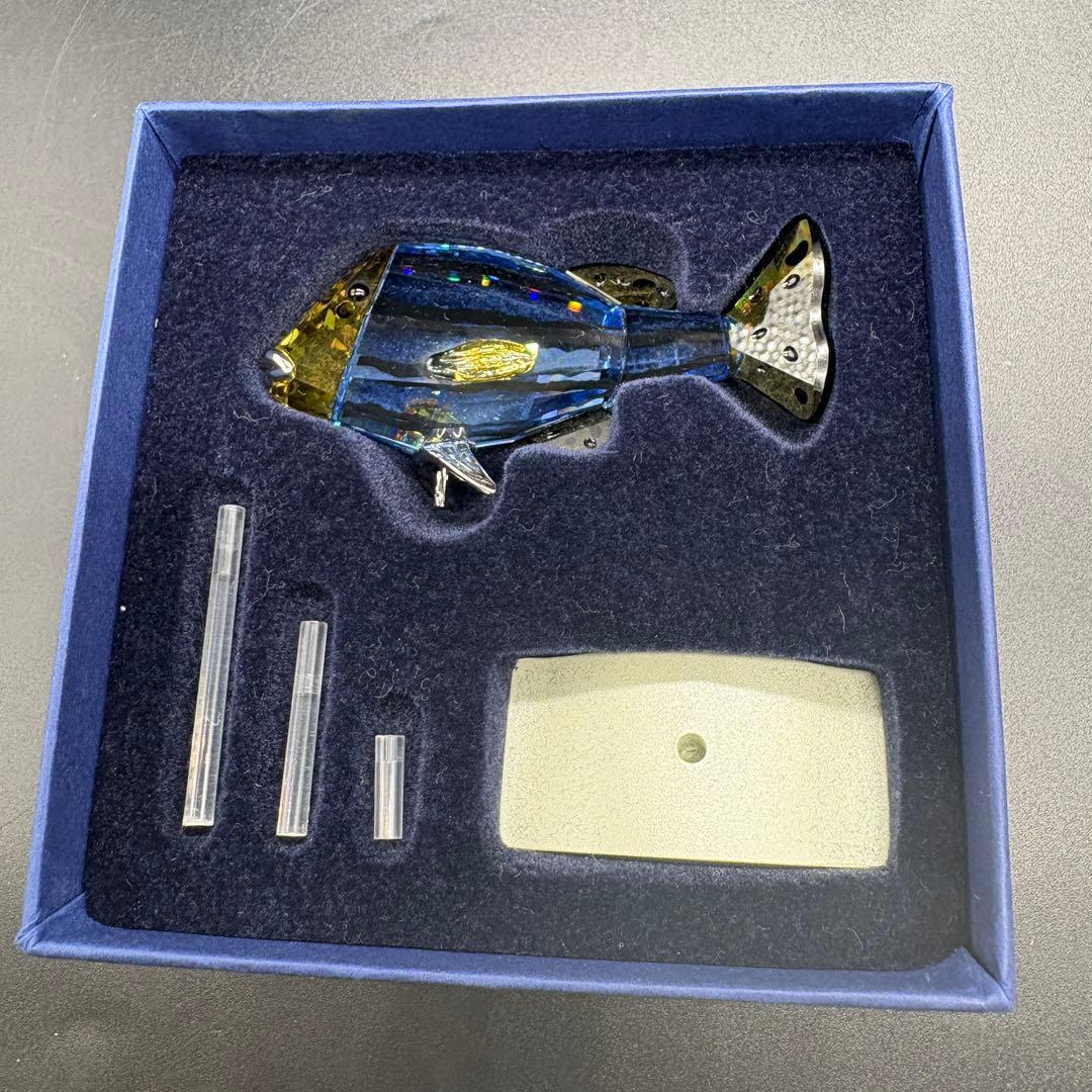箱付き　スワロフスキー　 魚 置物 オブジェ 熱帯魚　no.175