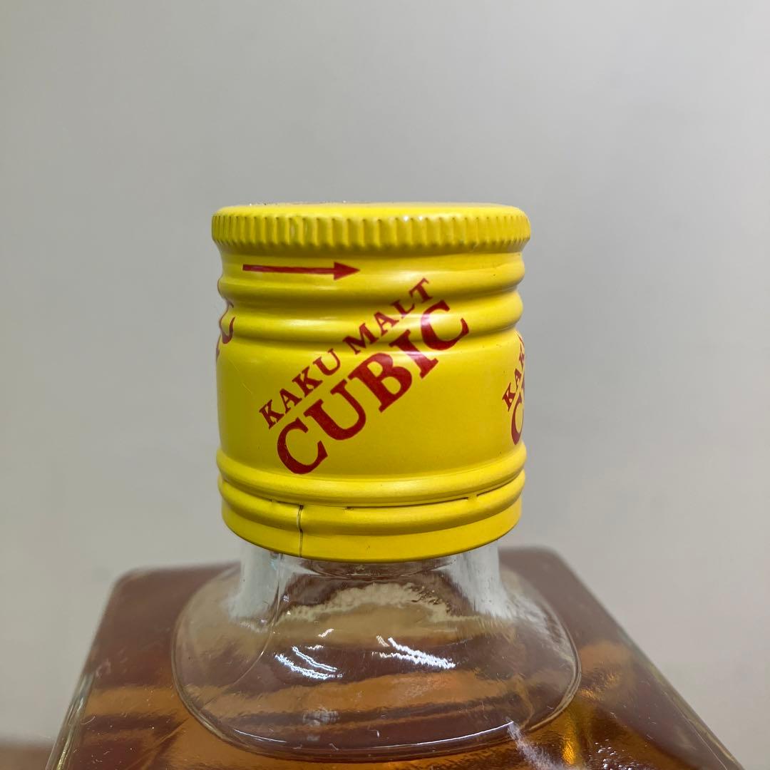 E-壁 希少 サントリー ウィスキー デザインボトル 終売 角 キュービック