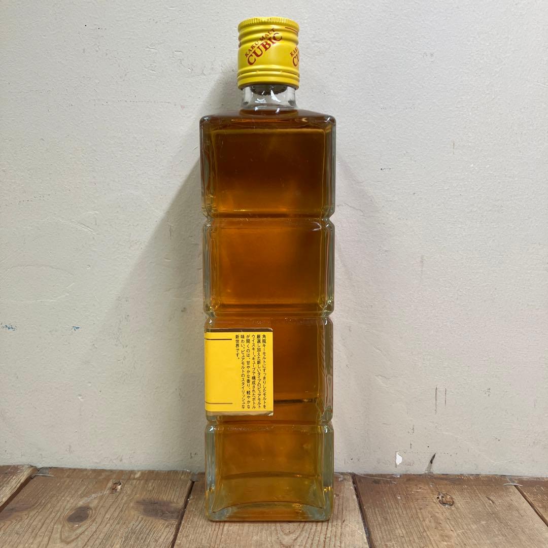 E-壁 希少 サントリー ウィスキー デザインボトル 終売 角 キュービック