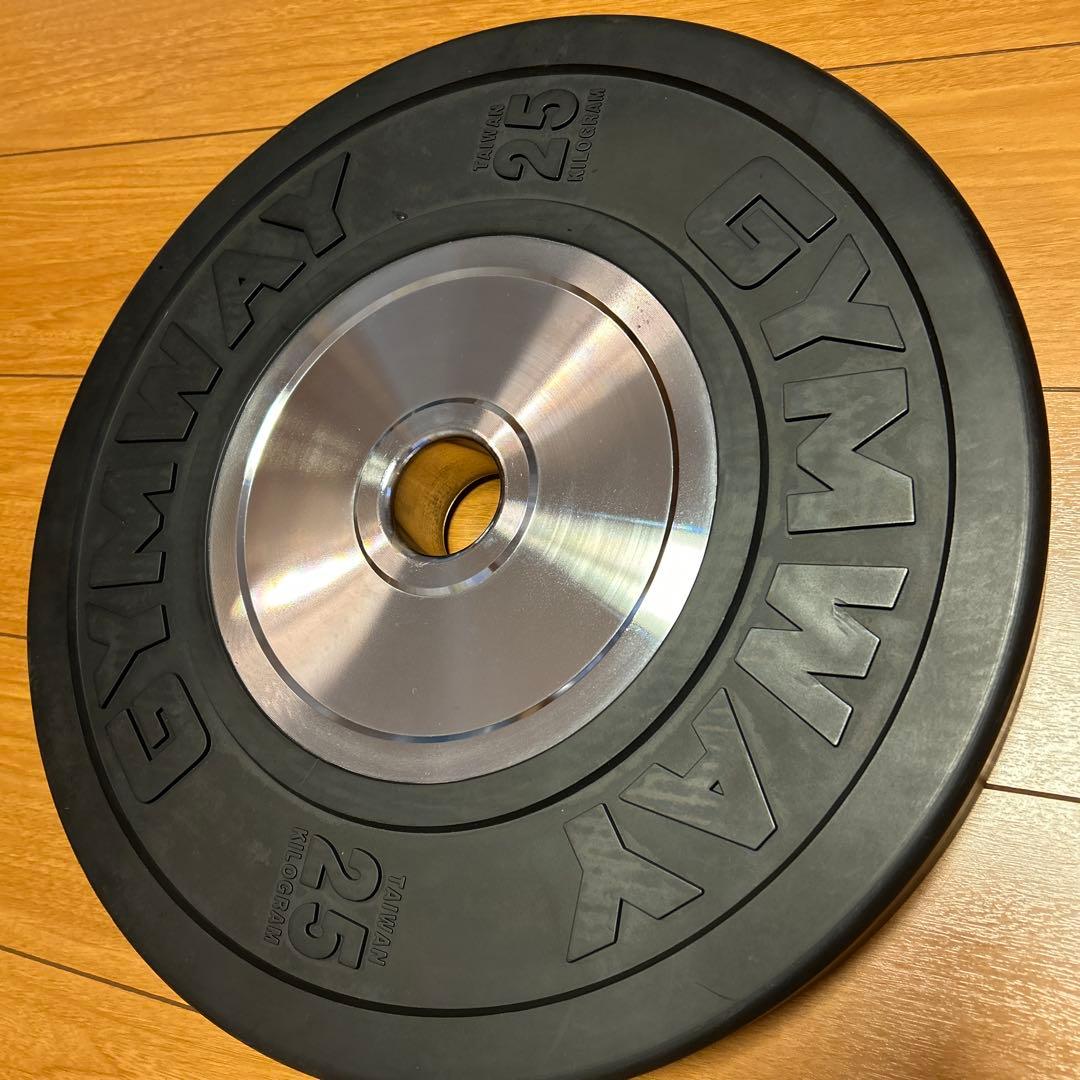①GYMWAY ジムウェイ 25㎏ 薄型プレート(②と個別に購入して下さい)