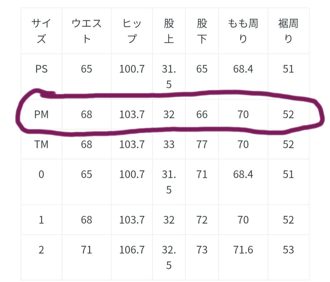 ライトブルーデニムワイドパンツ サイズPM