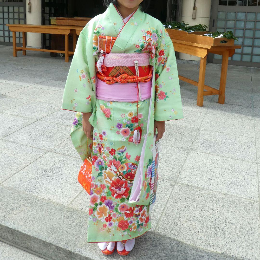 七五三　着物　七歳　正絹