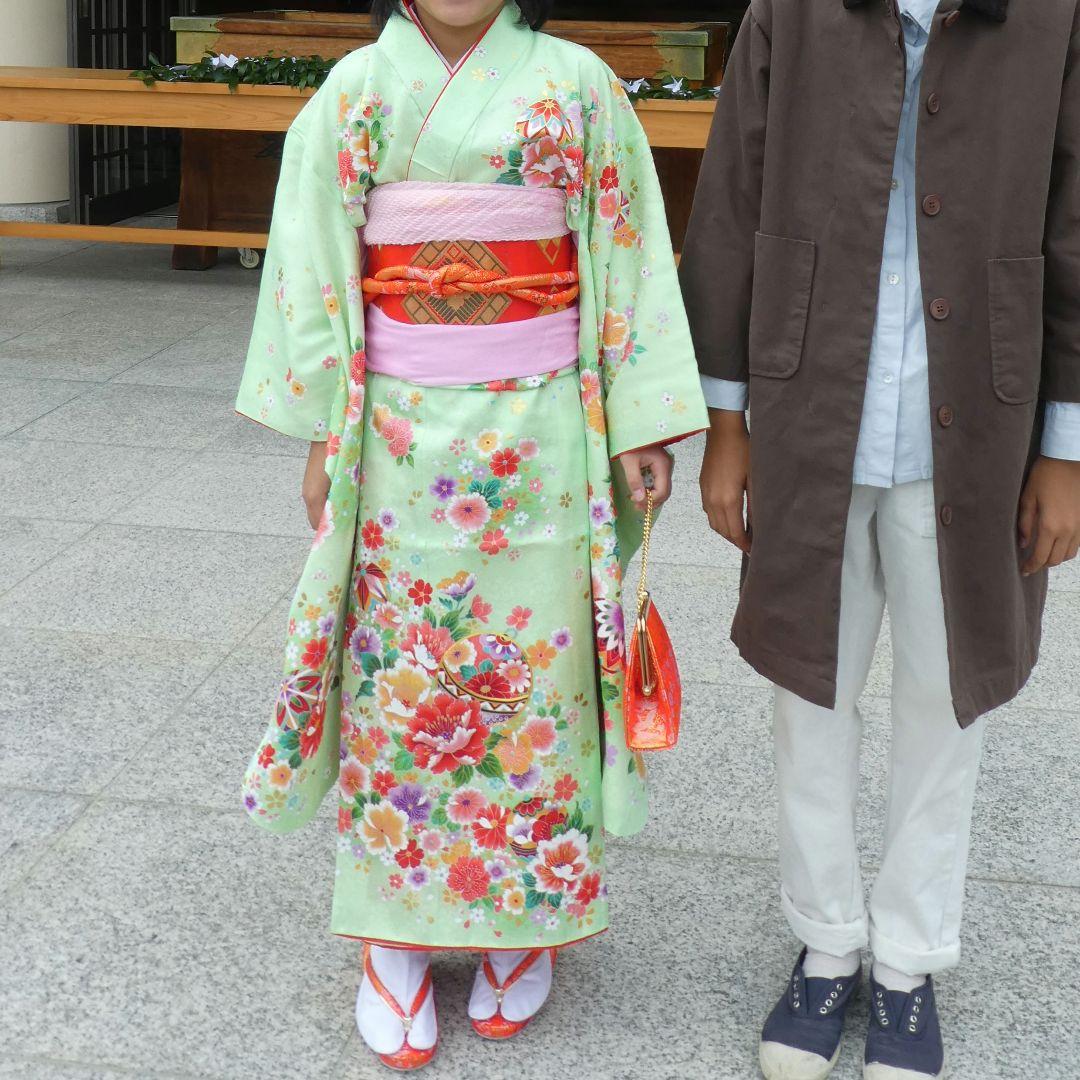 七五三　着物　七歳　正絹