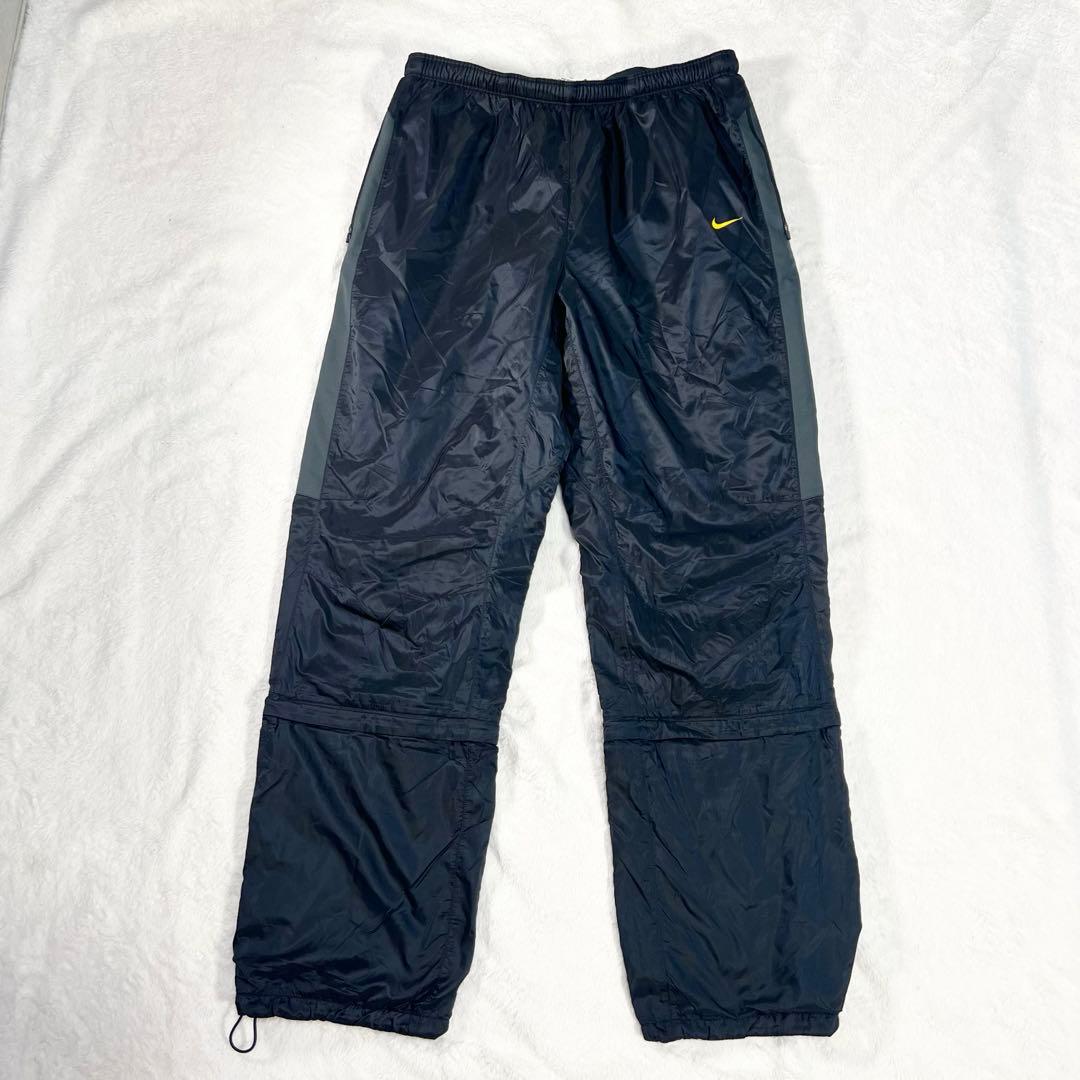 NIKE ナイロンセットアップ パープル&ブラック XL