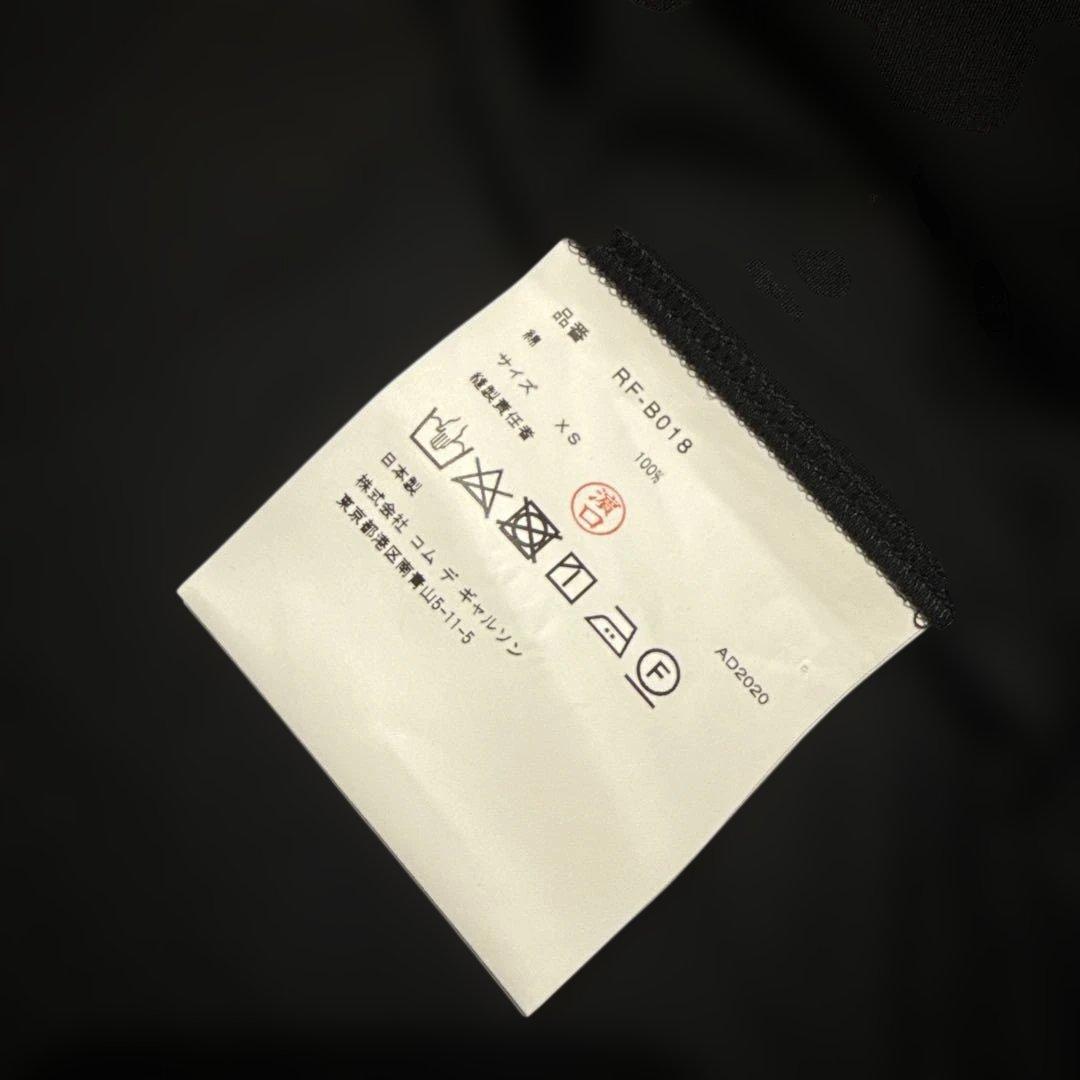 COMME des GARÇONS 黒シャツ、ブラウスXS コムデギャルソン