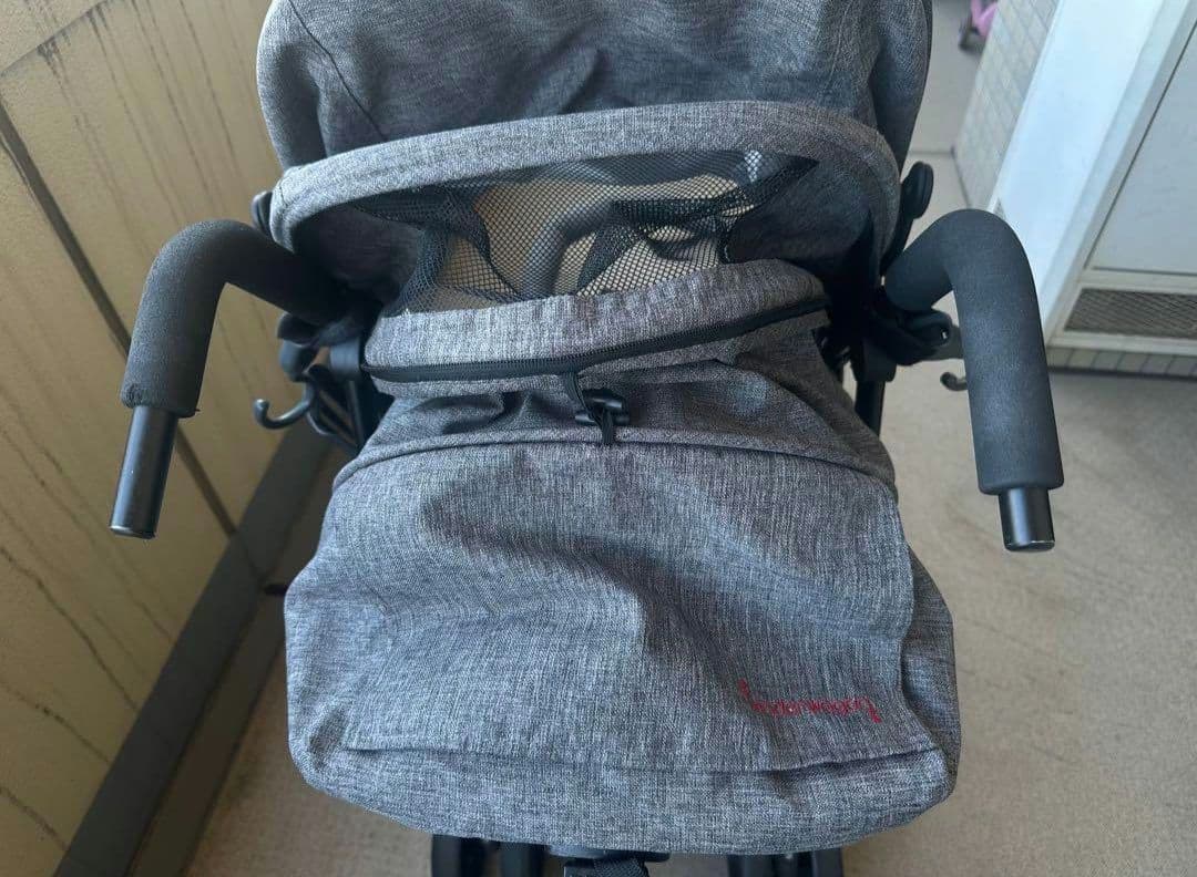 Duo シティHOPⅡ グレー 2人乗りベビーカー