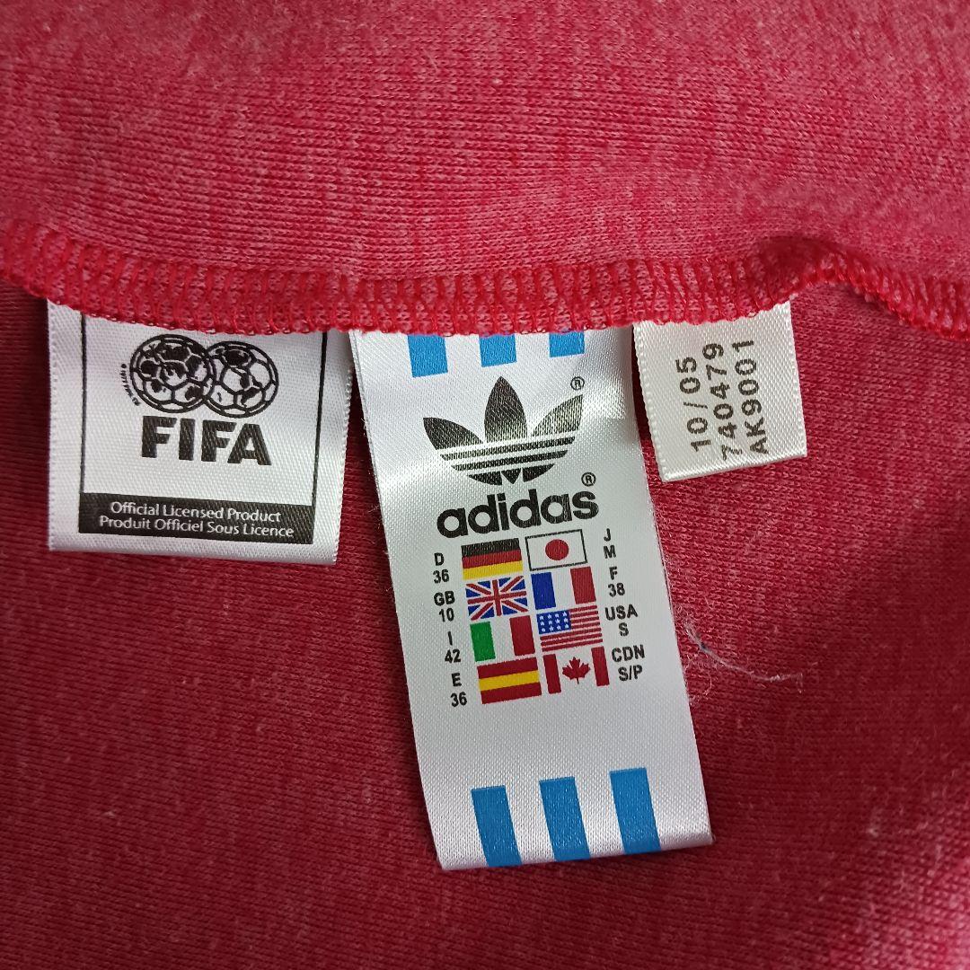 アディダスオリジナルス レディース トラックジャケット S レッド イングランド