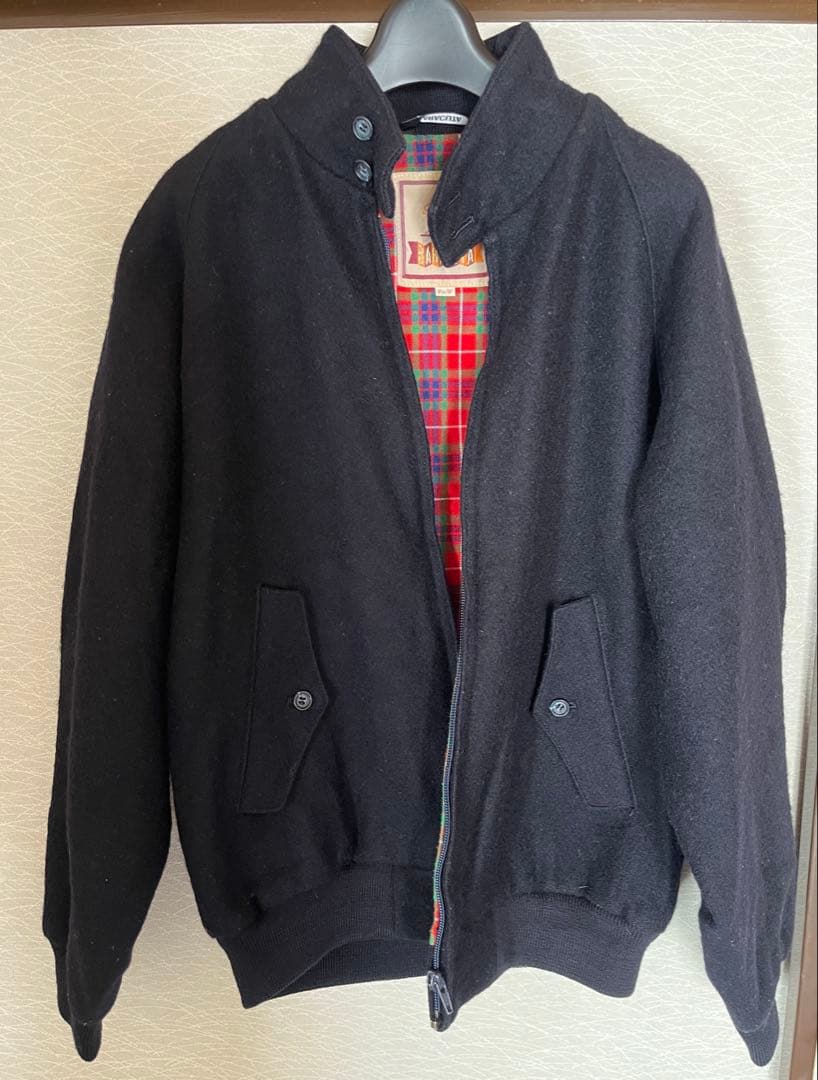 美品　バラクータ　BARACUTA G9 ウール ダークネイビー　濃紺　38