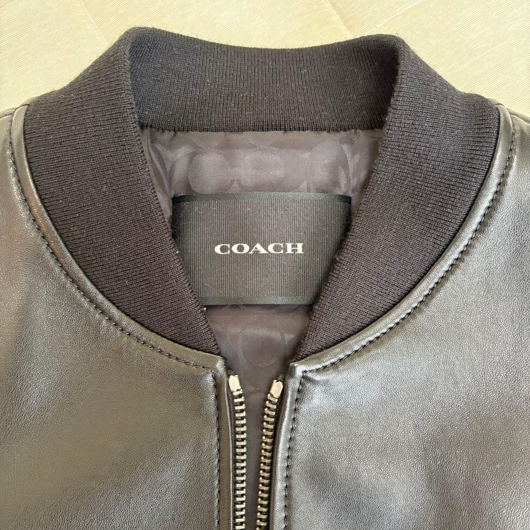 COACH レザー ボンバー (CY562)レディース Mサイズ