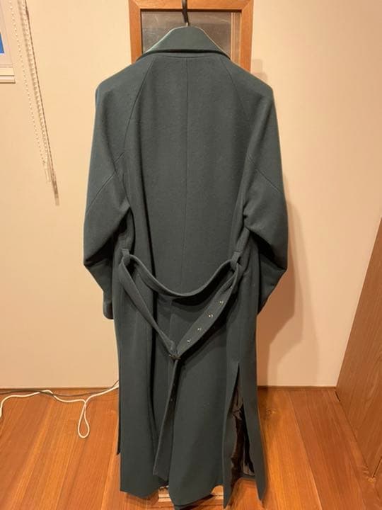 ジャケット・アウター JUHA BELTED OVER COAT green 20AW