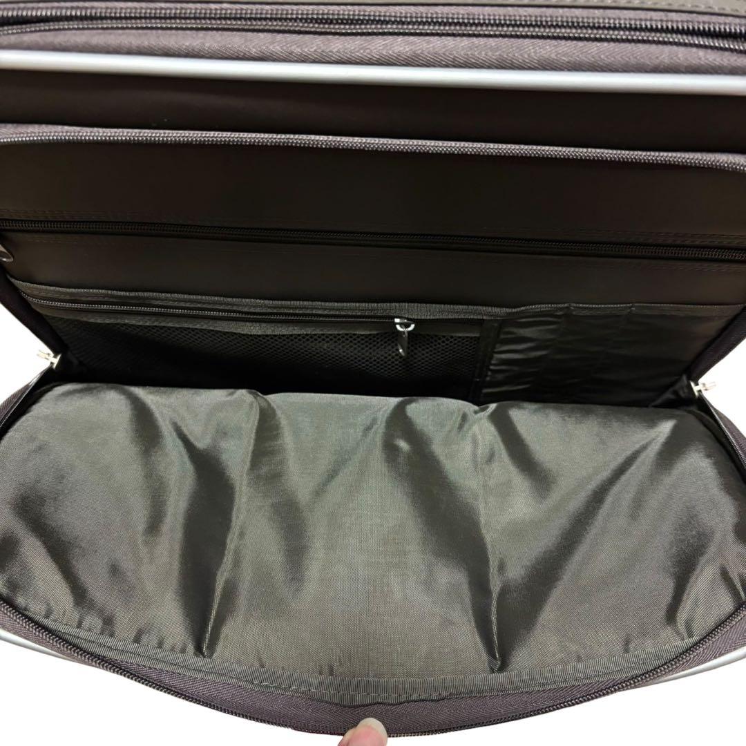 Swanyスワニー　コンパクトキャリーバック　4輪トラベルキャリー　ブラウン