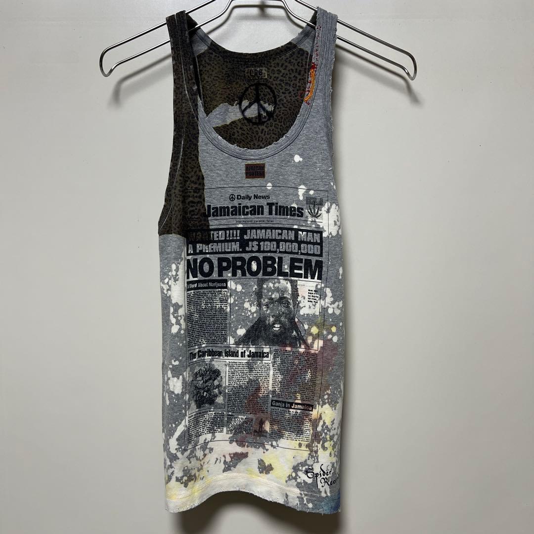 初期　LGB ルグランブルー　タンクトップ　ダメージ加工