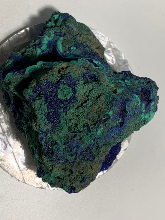 モロッコ産　アズライト　マラカイト原石