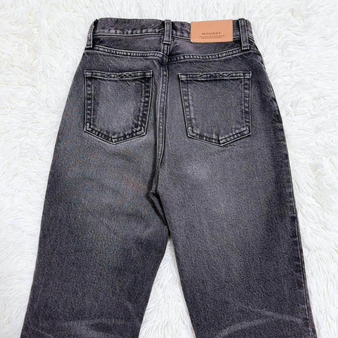 未使用級✨MOUSSY マウジー フレアデニムパンツ ブラック ロング丈