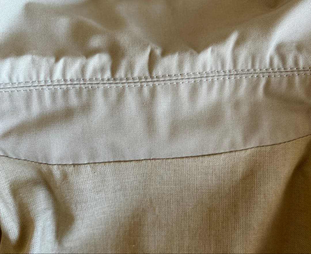 マルタンマルジェラ　メンズトレンチコート　スプリングコート　ベージュ　比翼仕立