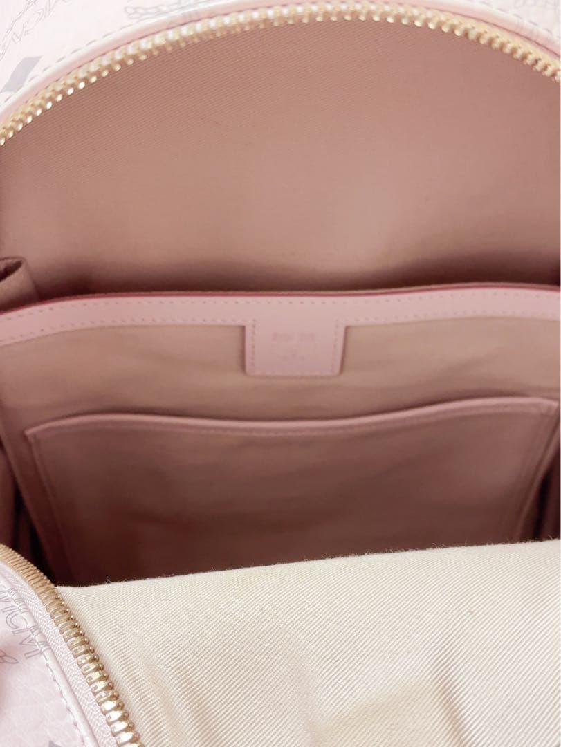 美品 mcm リュック パウダーピンク Sサイズ small スモール