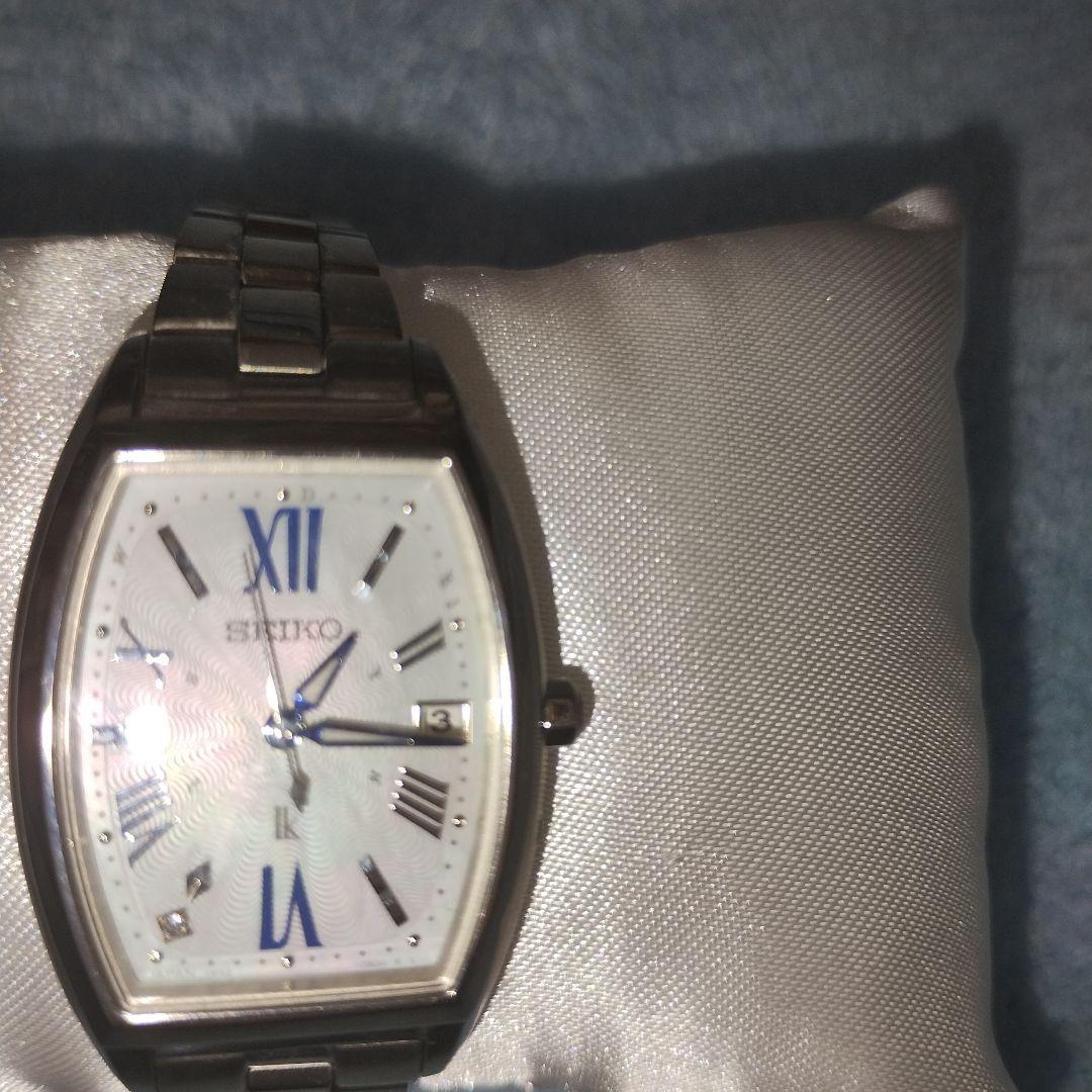 未使用！ピカピカ！SEIKOセイコーLUKIAルキア白蝶貝LadyDiamond