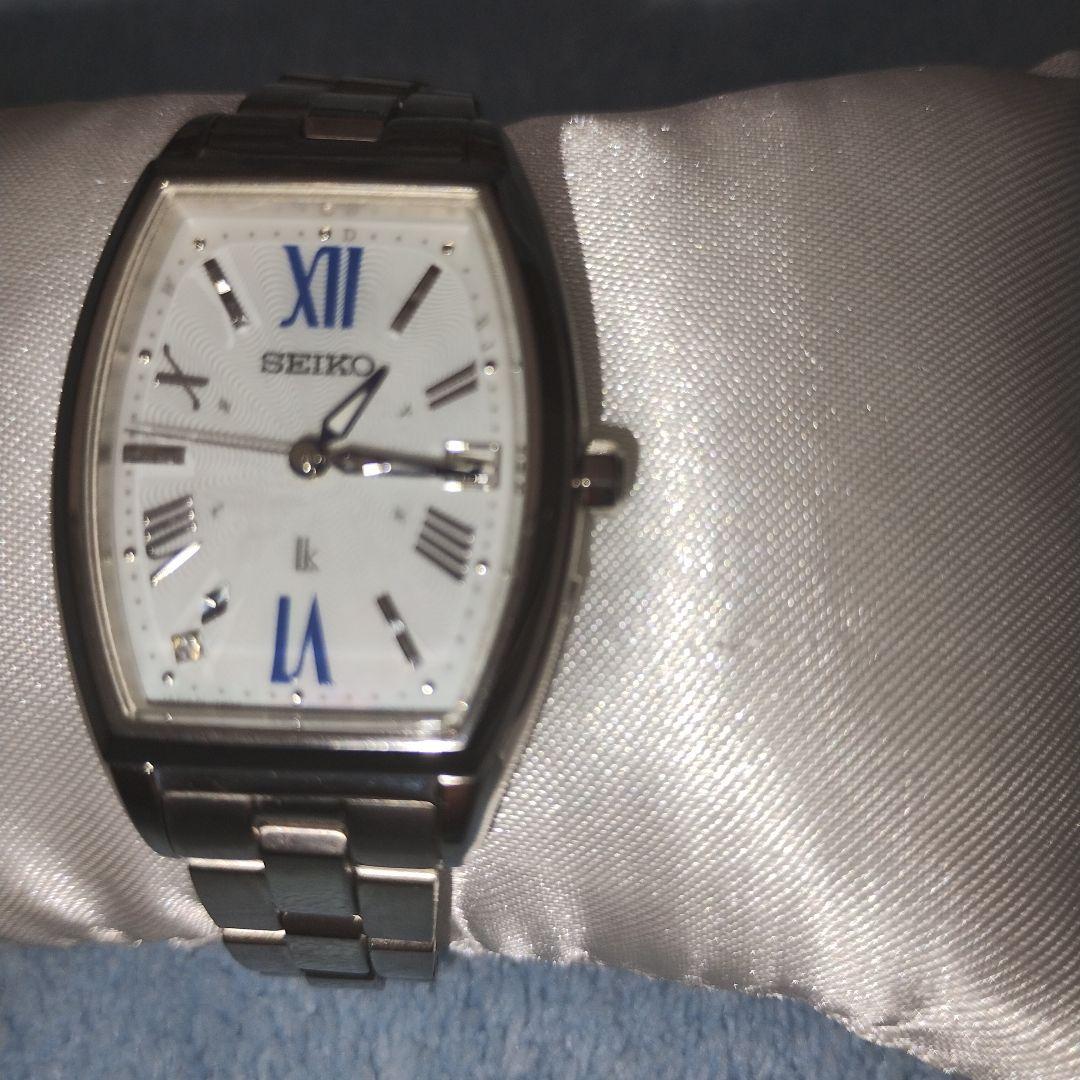 未使用！ピカピカ！SEIKOセイコーLUKIAルキア白蝶貝LadyDiamond