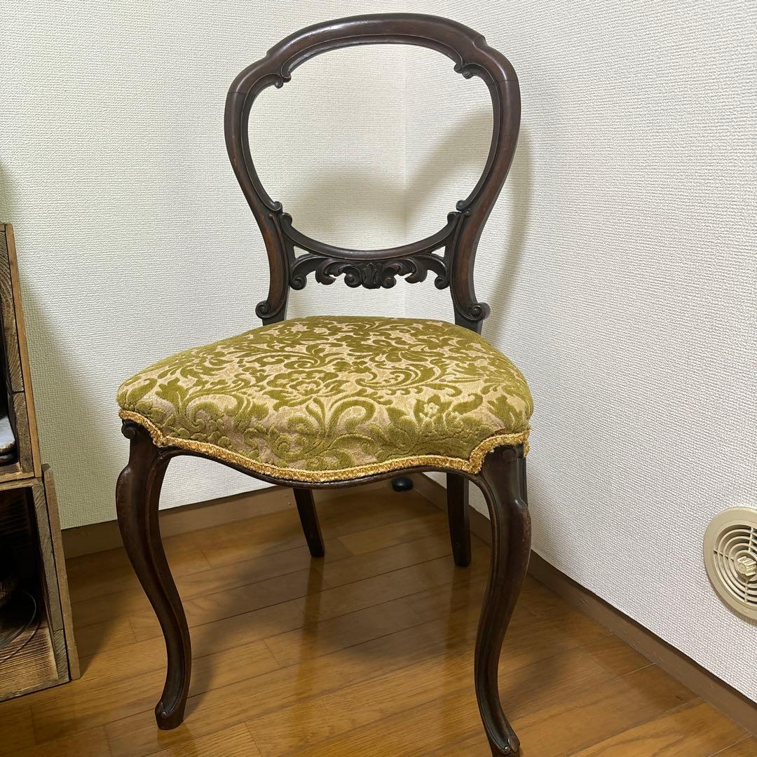 アンティークチェア バルーンバック ヴィンテージ マホガニー 英国製