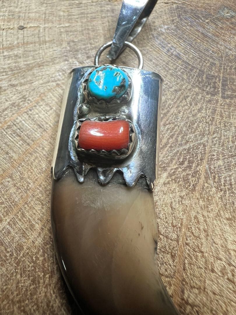 ⭐︎navajo ベアクローペンダント インディアンジュエリー