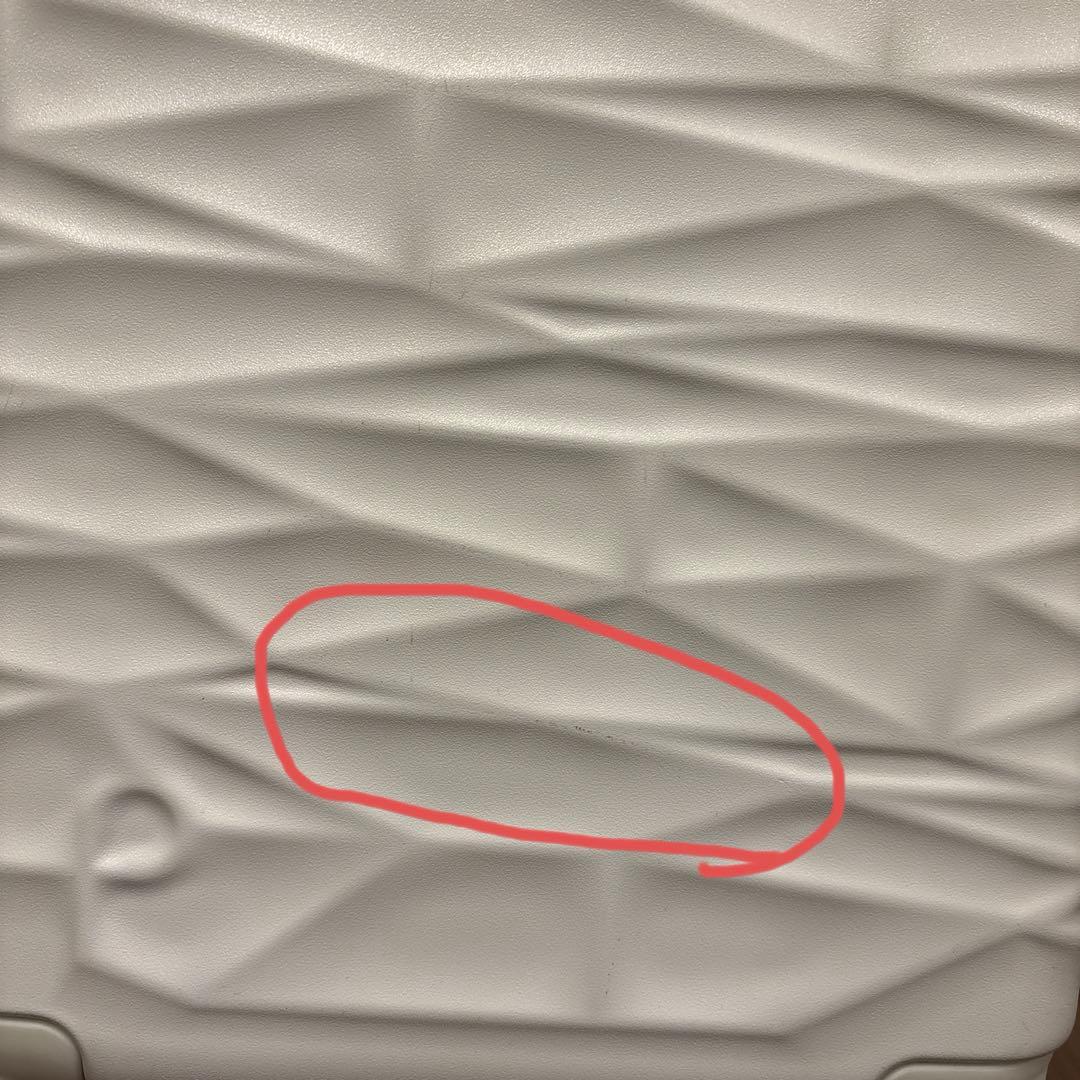 プロテカ　ホワイト　スーツケース　ロッカーサイズ22L