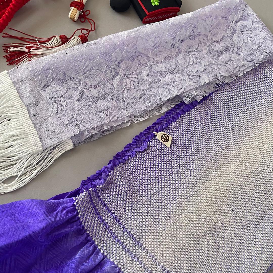 美品　七五三　7歳　8歳　正絹お着物セット