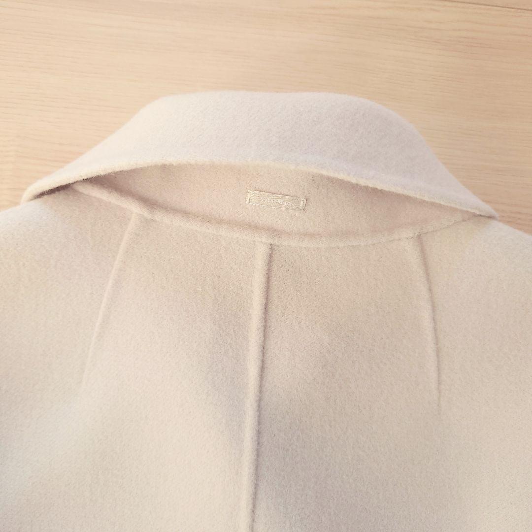 'S Max Mara　ピュアヴァージンウールダブルフェイスコート　エクリュ