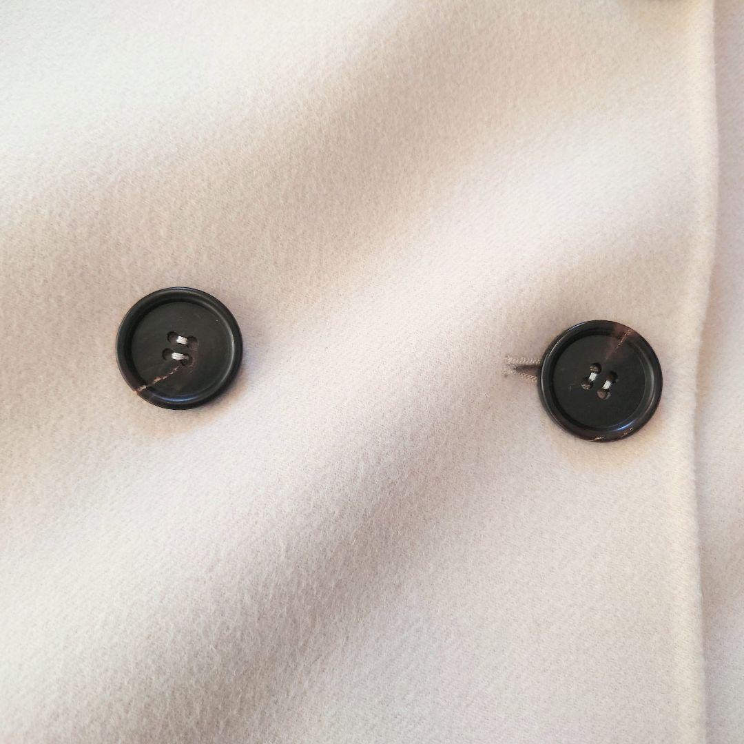 'S Max Mara　ピュアヴァージンウールダブルフェイスコート　エクリュ