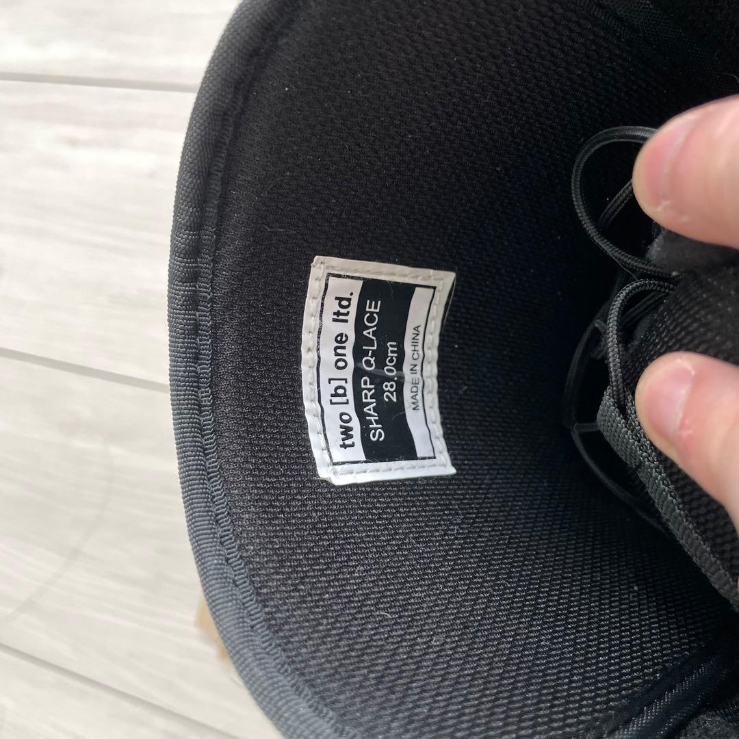 スノーボード　ブーツ　two b one スピードレース　黒　ブラック