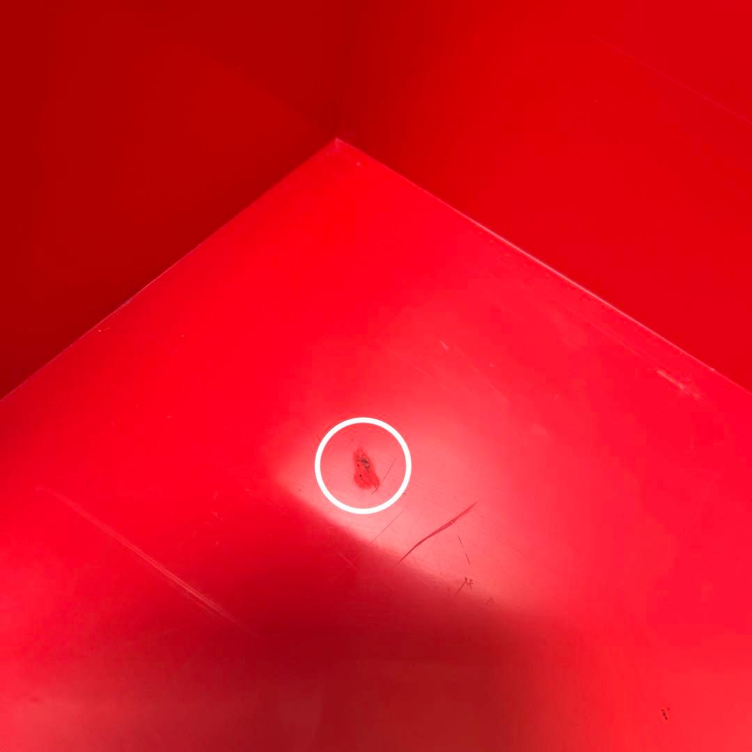 カルテルブックエンド、 ジオット・ストッピーノ、 イタリアモダン プラスチック赤